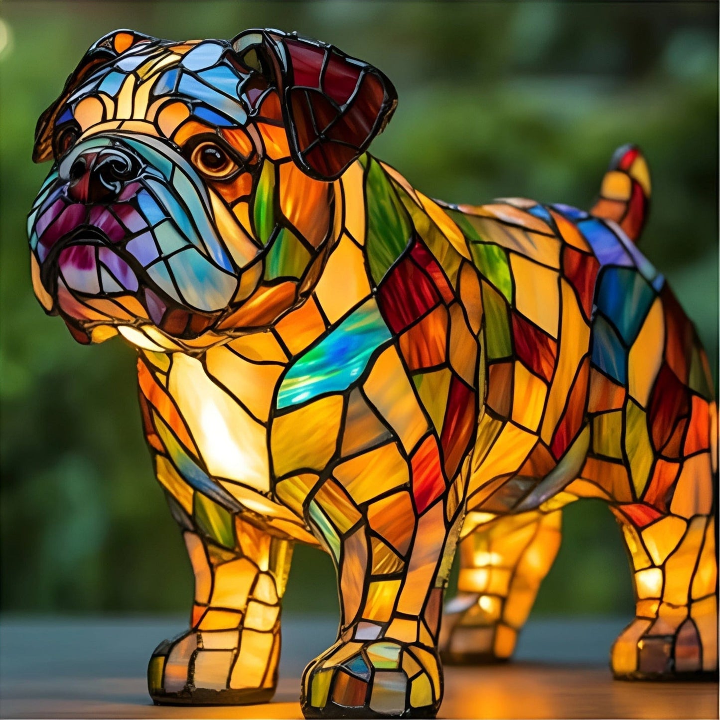 Bulldog Courageous Glow Lamp